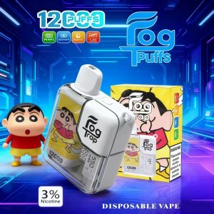 Fog Trap 12000 蠟筆小新聯名款一次性電子煙｜12000口
